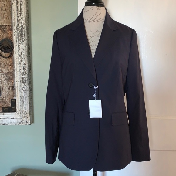 NWOT LANDS’ END Navy Blue Blazer - Picture 2 of 14